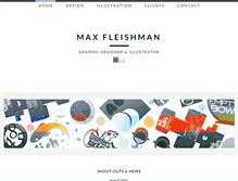 Tablet Screenshot of maxfleishman.com